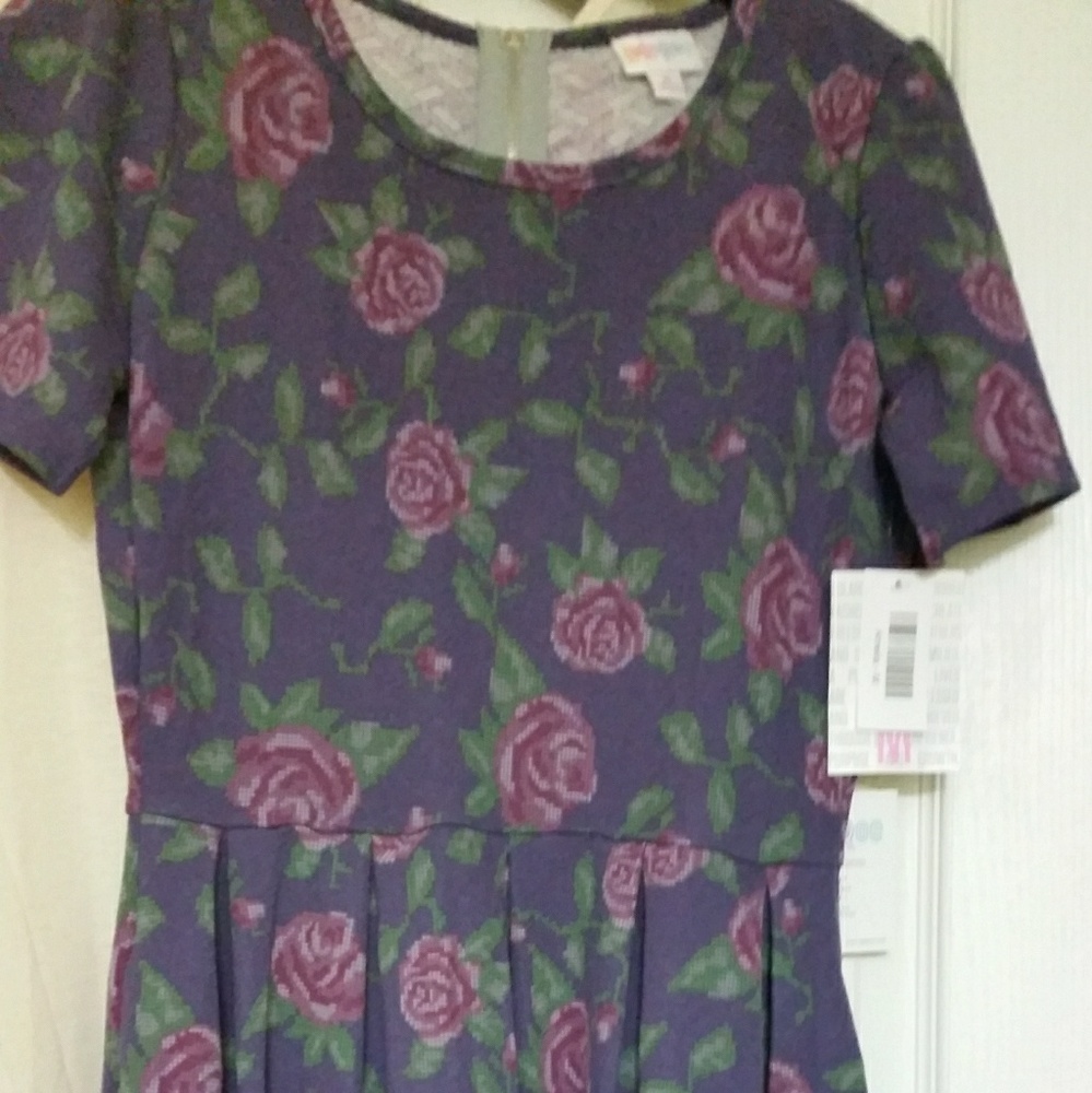 Medium NWT lularoe unicorn rose Amelia
