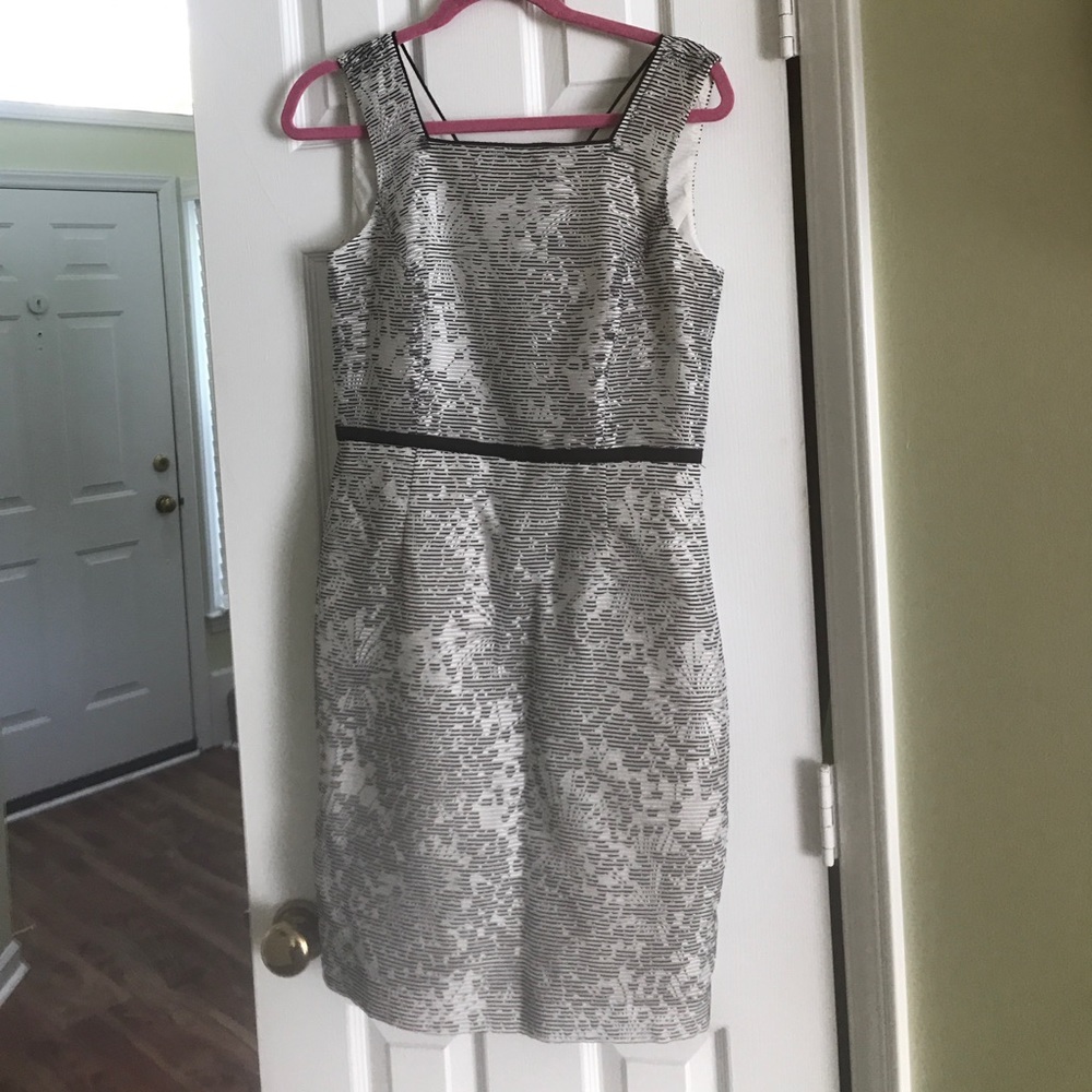 Ann Taylor black and white dress!