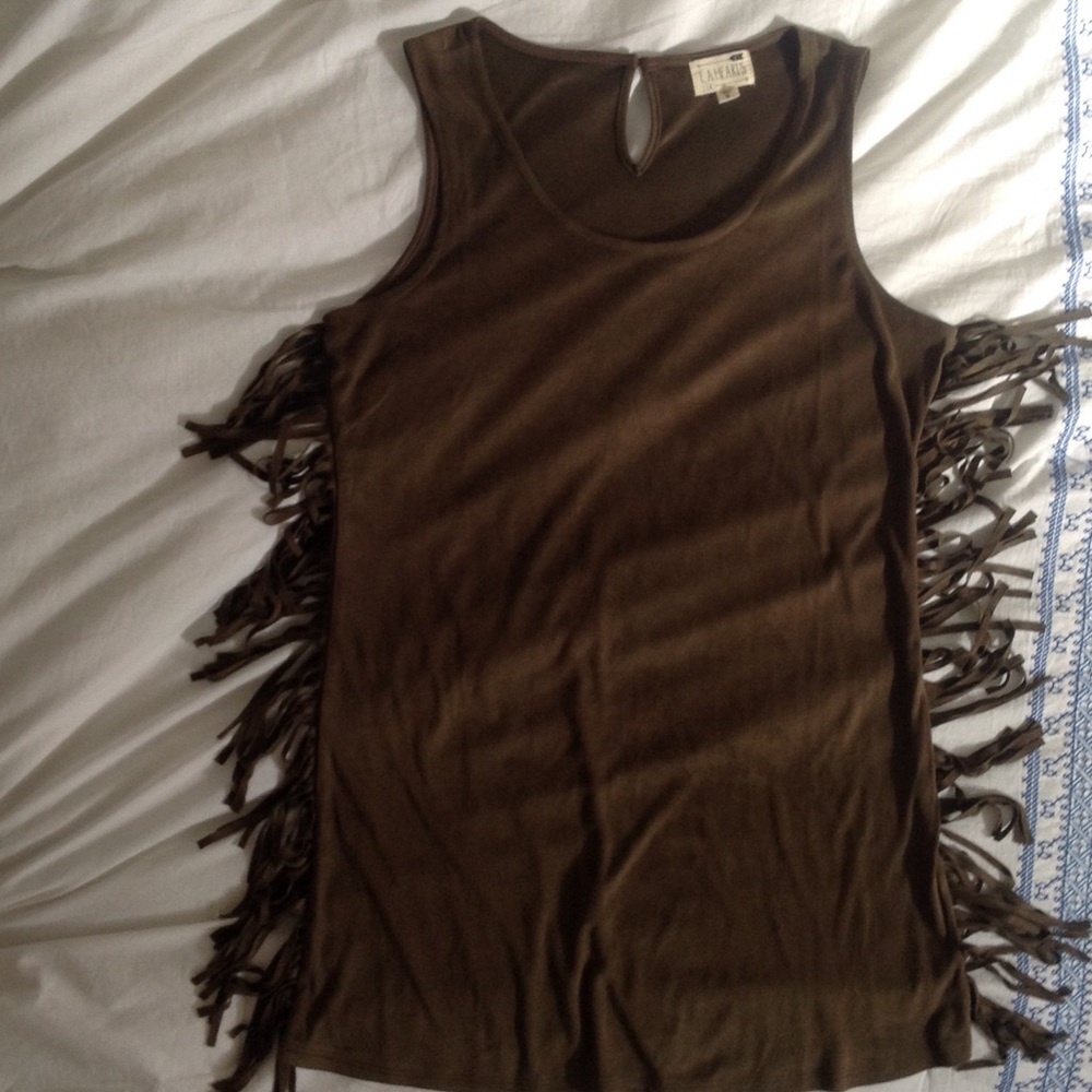 Suede dress