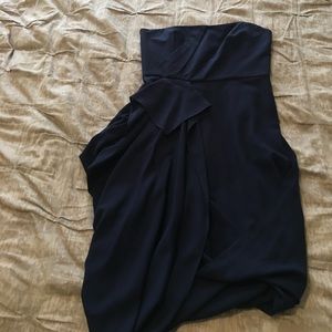 Navy blue cocktail dress