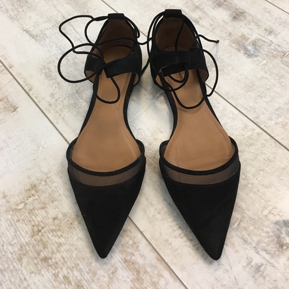 Zara Shoes - Zara Flats mesh d'orsey heel