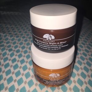 Origins GinZing moisturizer and Night-A-Mins cream Origins GinZing moisturizer and Night-A-Mins cream