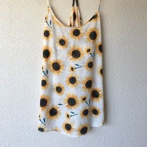 Urban Outfitters sunflower tank Urban Outfitters sunflower tank