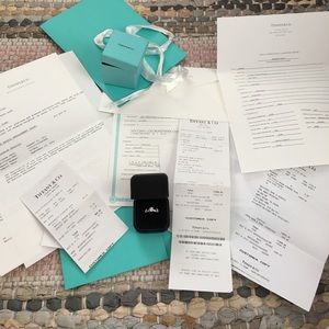 Tiffany & Co. engagement solitaire Etoile ring