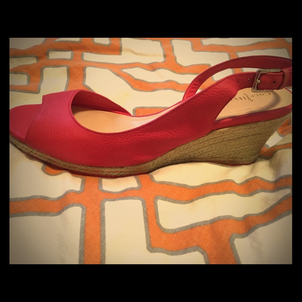 Cole Haan Adelaide Mid Wedge Pump, Punch, Sz 11