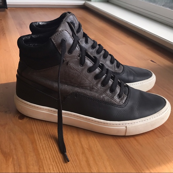 Vince Shoes | Vinceleather High Top Sneakers | Poshmark