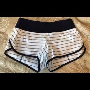 SOLD Size 2 lululemon quiet stripe speed shorts