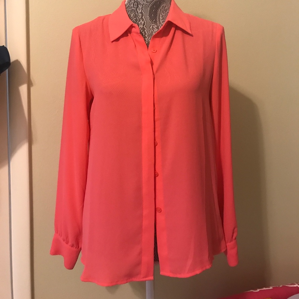 Hot pink blouse
