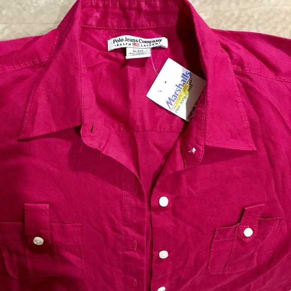 Polo Jeans Co New Fuchsia Blouse - Picture 2 of 3