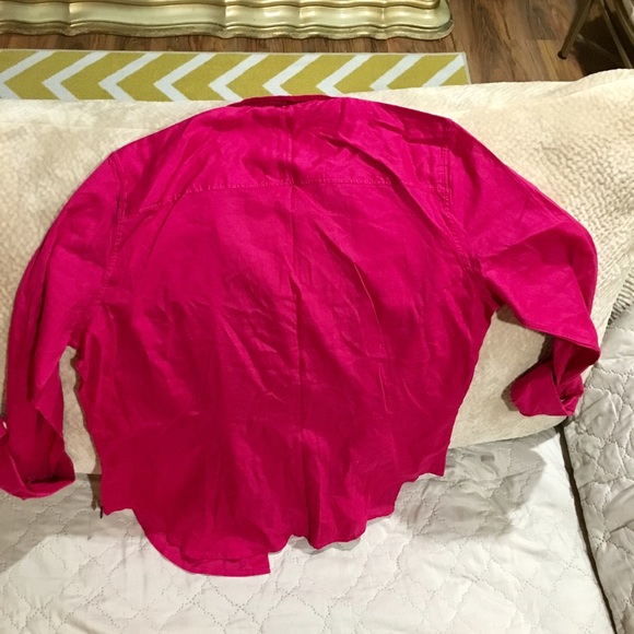 Polo Jeans Co New Fuchsia Blouse - Picture 3 of 3
