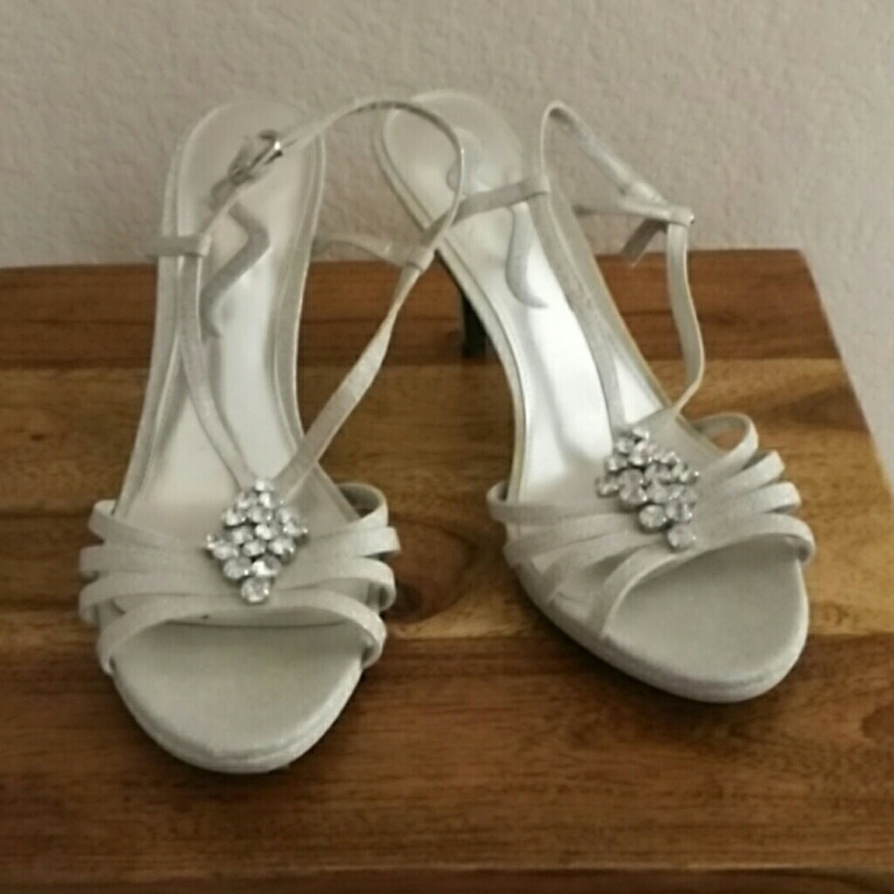 Nina Silver Sandals