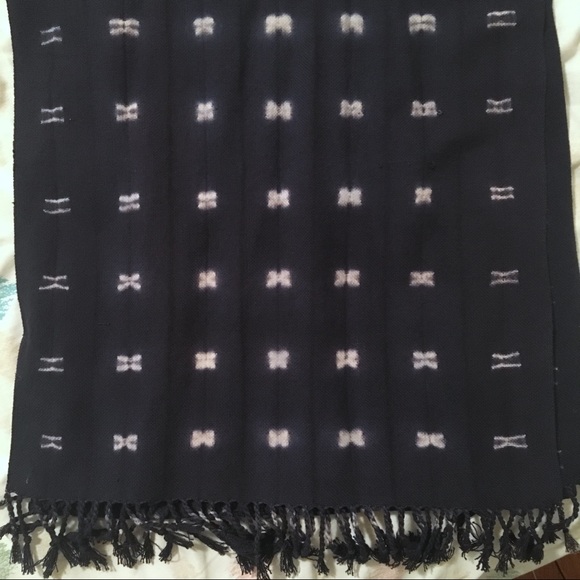 NWT J.Crew Tie-dye Indigo Scarf - Picture 4 of 4