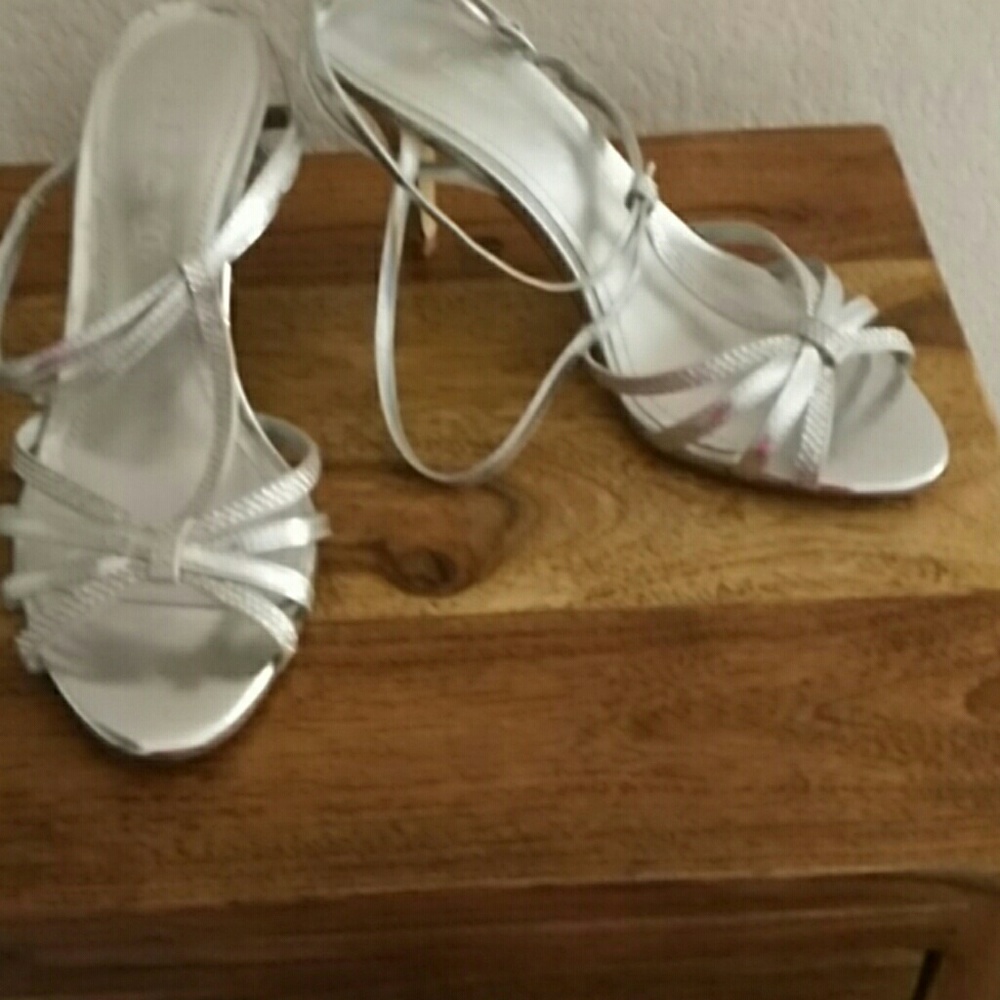Aldo Silver Sandals