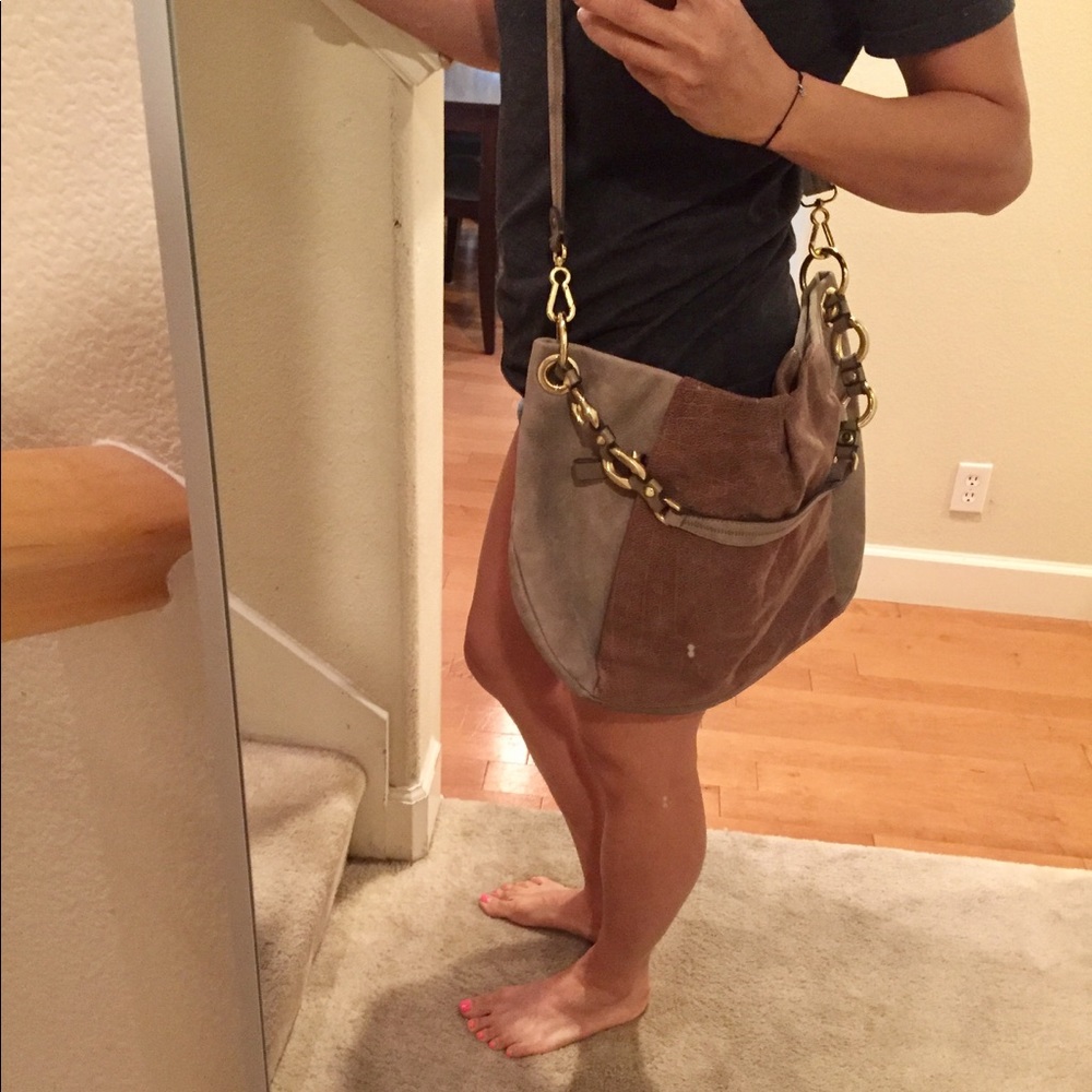 Vince Camuto Taupe Crossbody