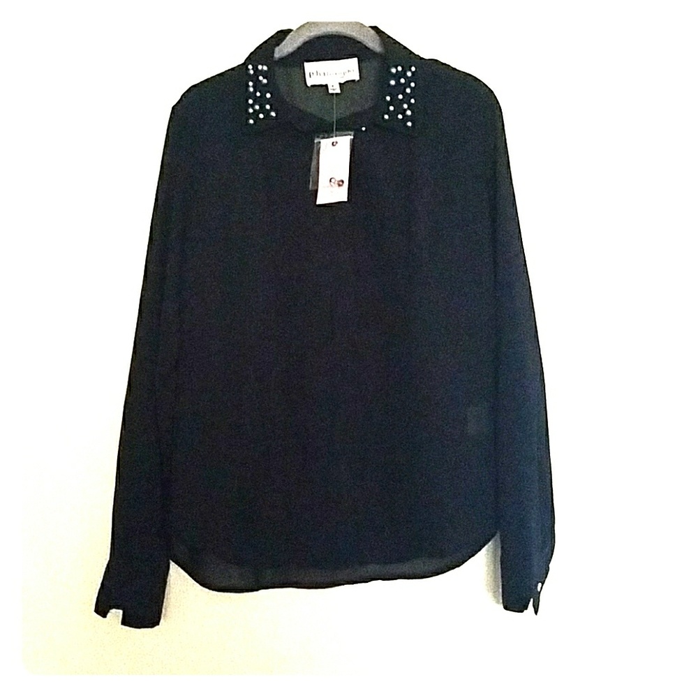 New with tags sheer blouse