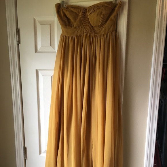 Mustard Yellow Bridesmaid Dresses