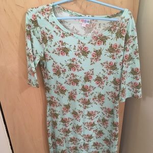 LLR mint floral dress. GUC