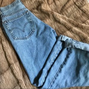 Vintage Levi's 550 High Waisted Mom Jeans