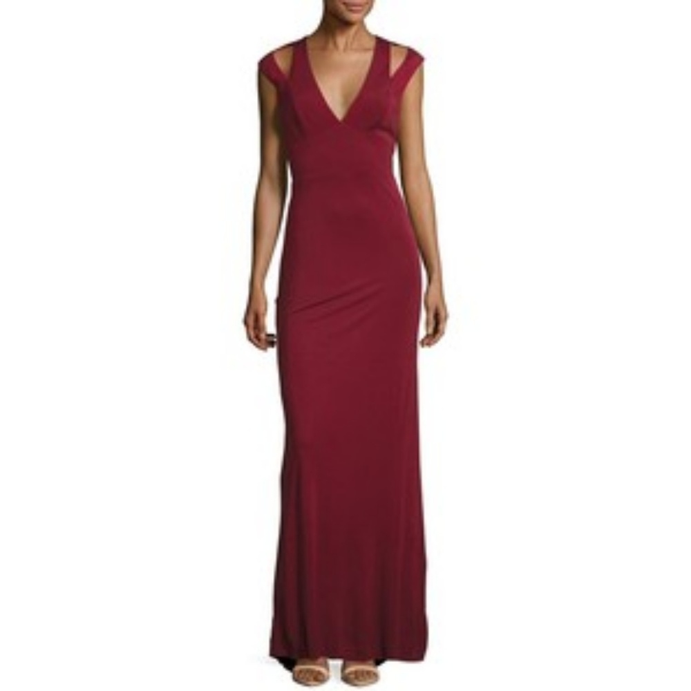 ABS gown, Marsala