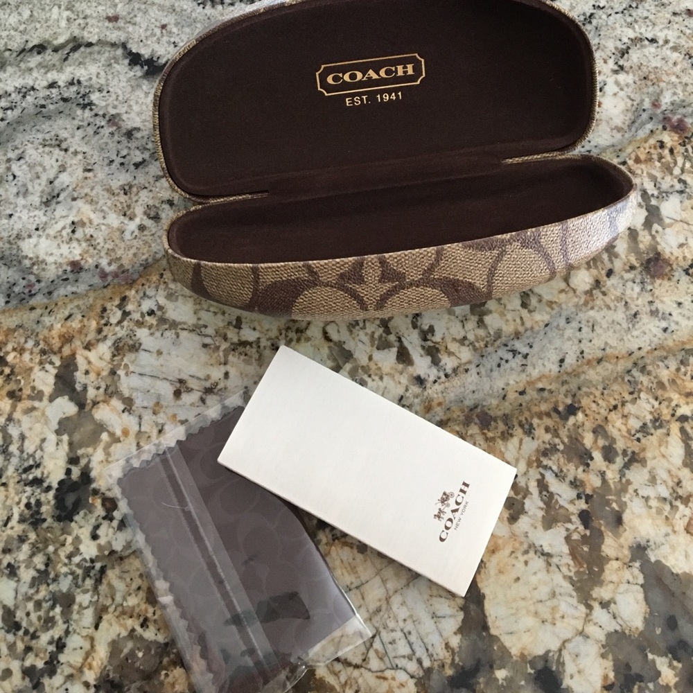 Couch eyeglass sunglass case
