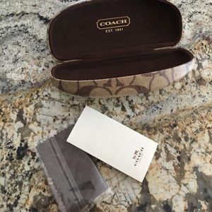 Couch eyeglass sunglass case