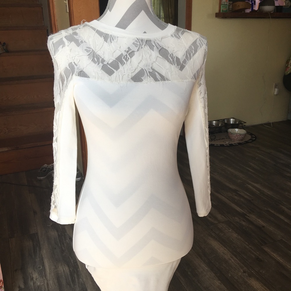 Charolette Russe bodycon dress.