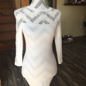 Charolette Russe bodycon dress.