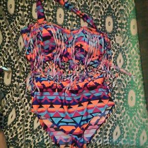 High waisted  bathing suit