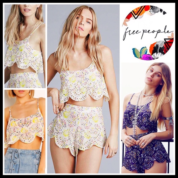 FREE PEOPLE CAMI CROP TOP A3C - Picture 6 of 8