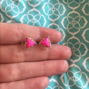 KS stud earrings. KS jewelry bag not included!