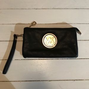 Michael Kors Black Clutch-Wristlet