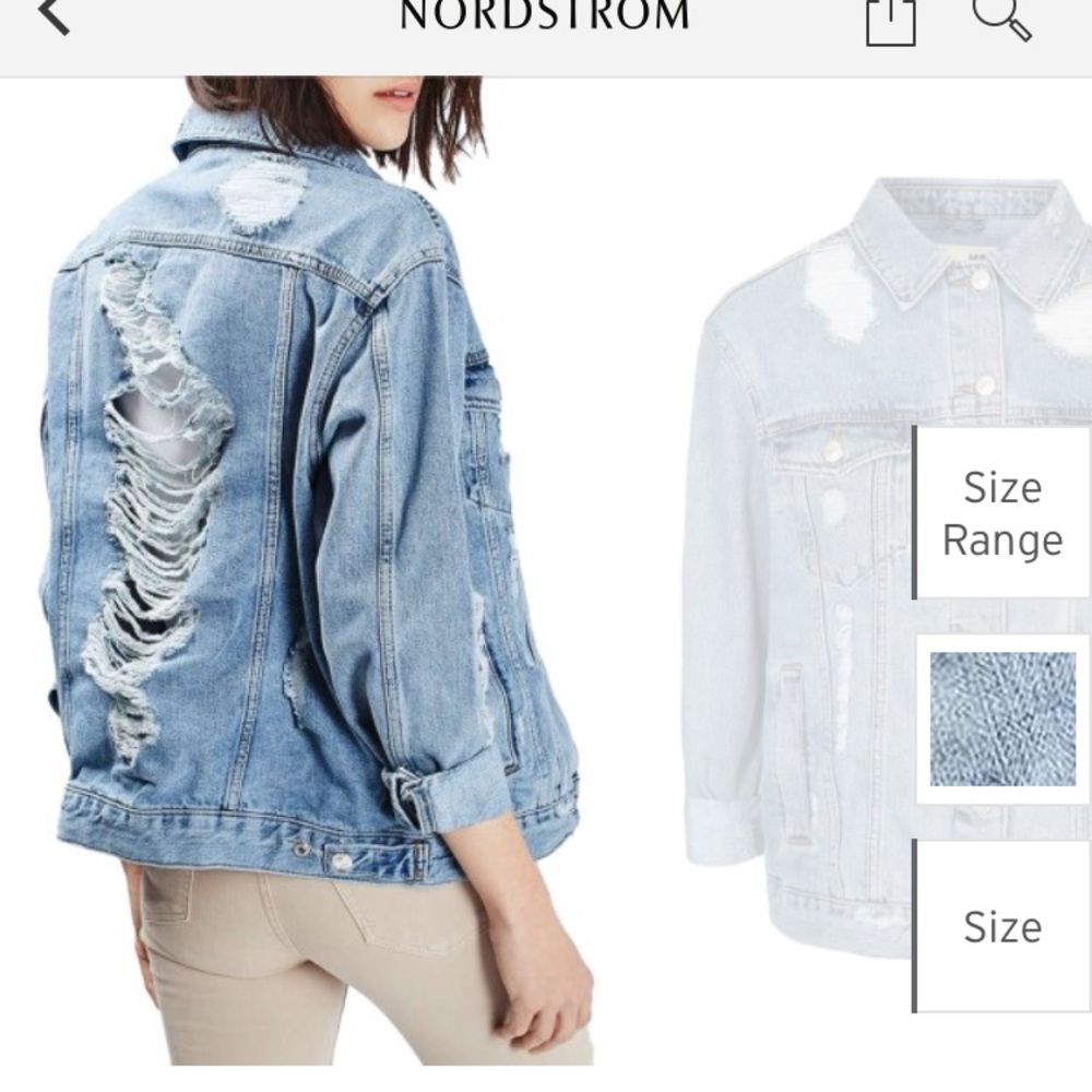 Distressed Denim Jacket