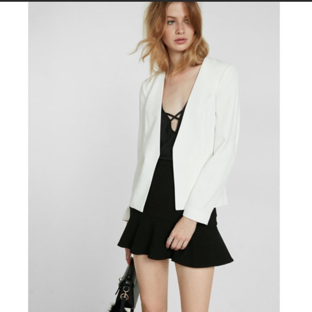 Cream blazer