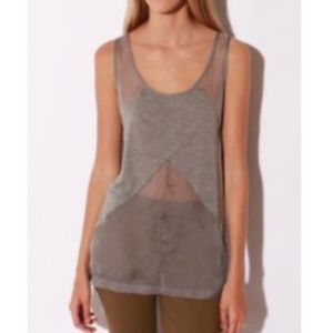 Upson Downes Chiffon Block Tank Top S Upson Downes Chiffon Block Tank Top S