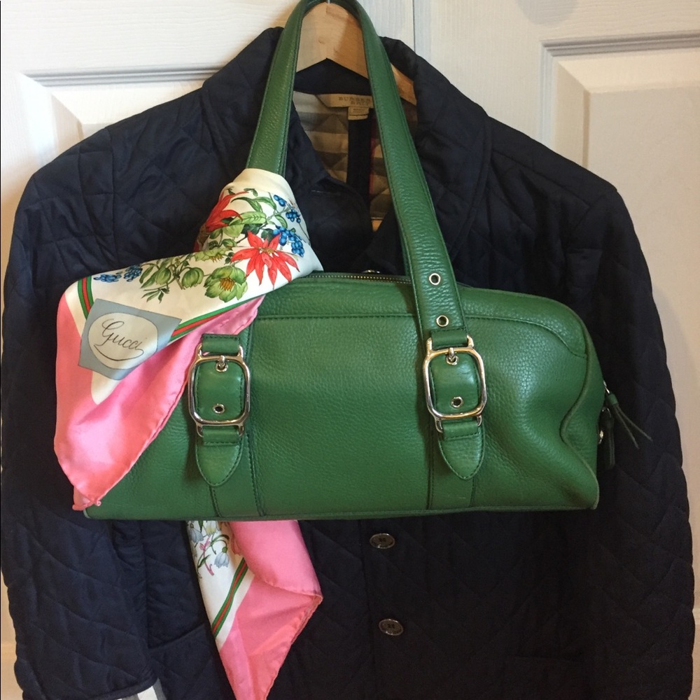 Green Cole Haan Shoulder Bag leather! SOLD