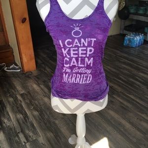 I can't keep calm tank top!