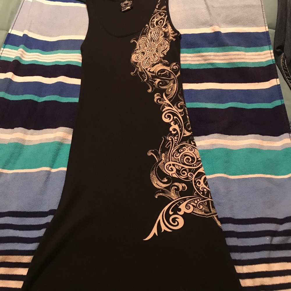 Flor de lis tank top dress