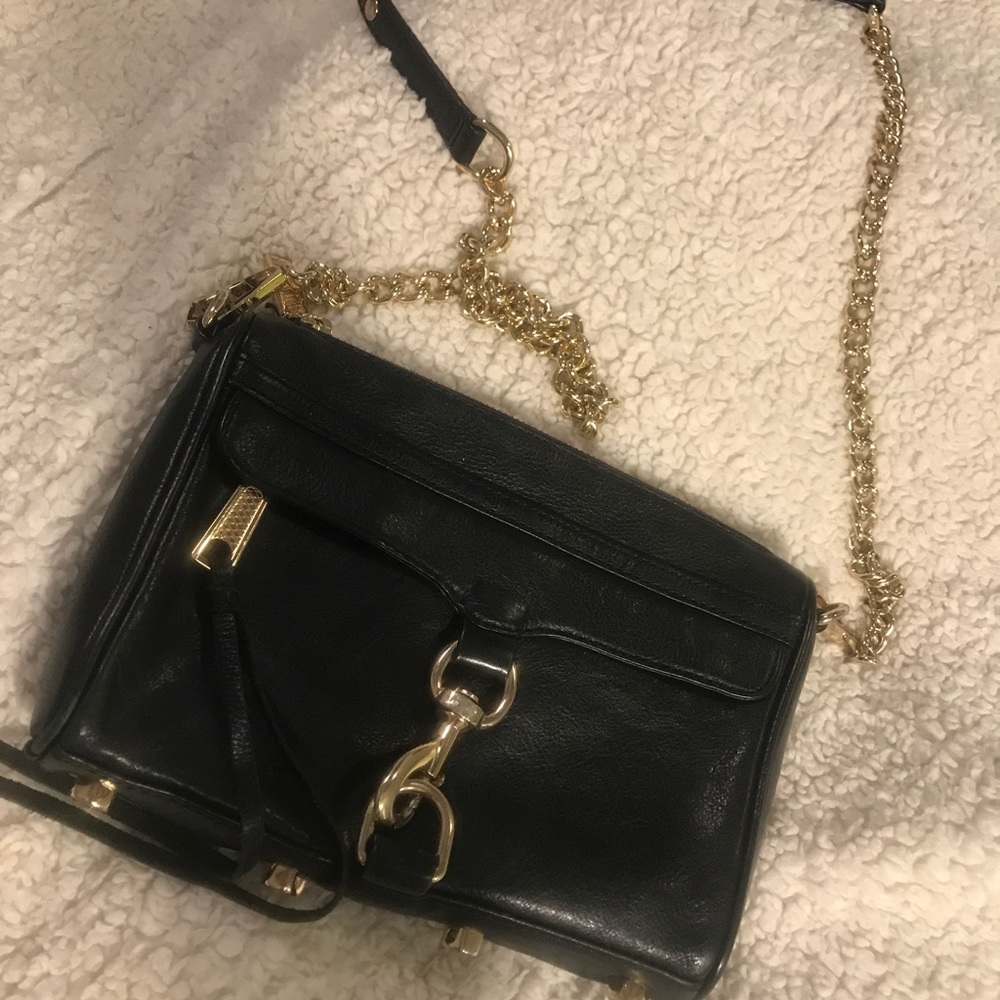 Rebecca minkoff black mini mac