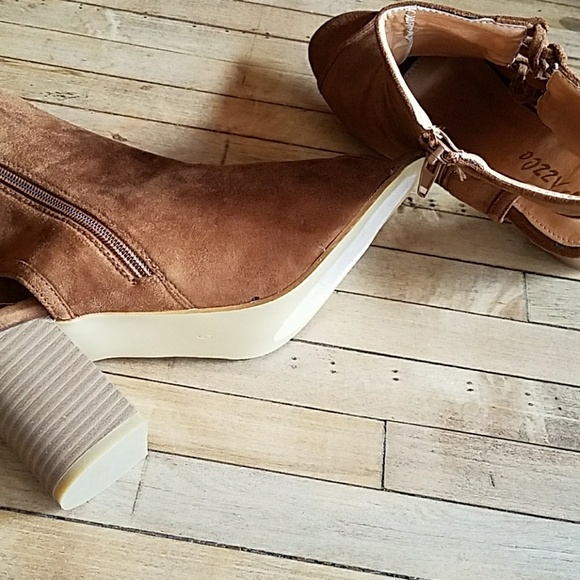 🆕 Pazzle cognac open toe heel - Picture 5 of 5