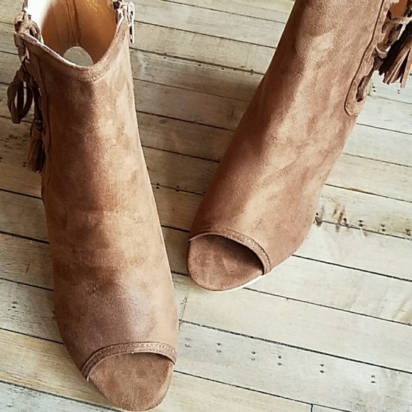 🆕 Pazzle cognac open toe heel - Picture 2 of 5