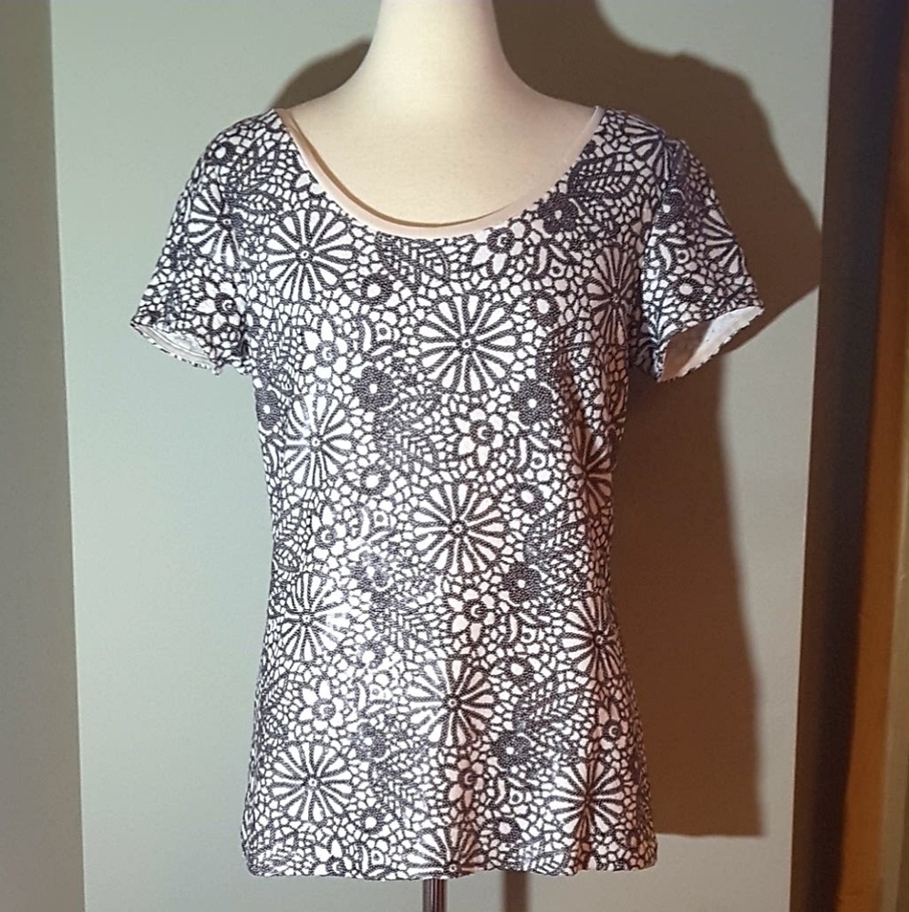 Banana Republic BR line embellished blouse
