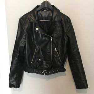 Faux leather jacket H&M