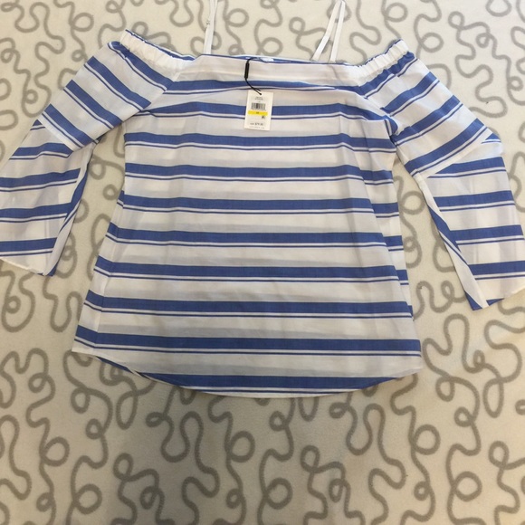 Calvin Klein off the shoulder blouse - Picture 3 of 4