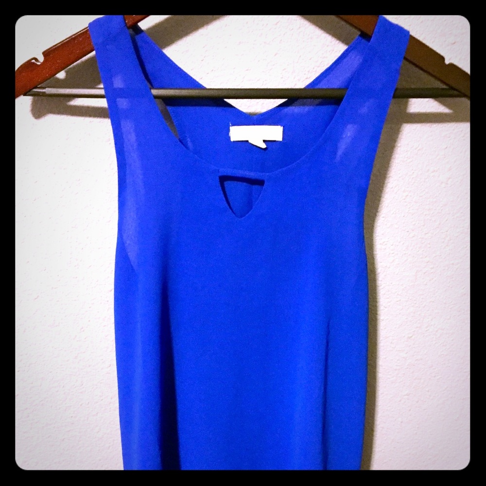Pretty royal blue top