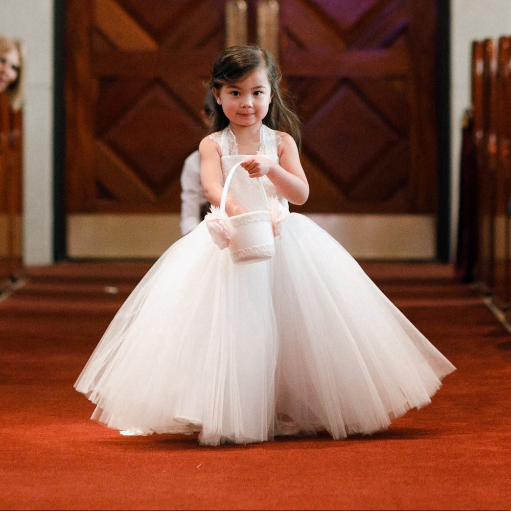 BHLDN Hattie Dress: Ivory / Flower Girl Dress