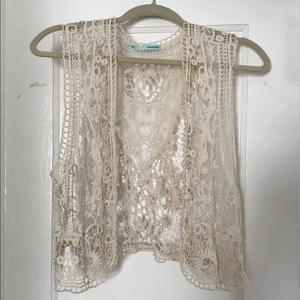Lace vest