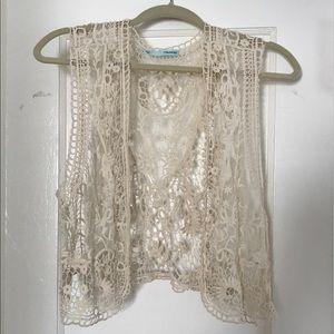 Lace vest