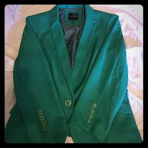The Limited Green Blazer Size M