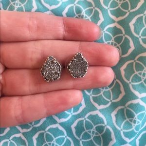 KS stud earrings. KS jewelry bag not included!