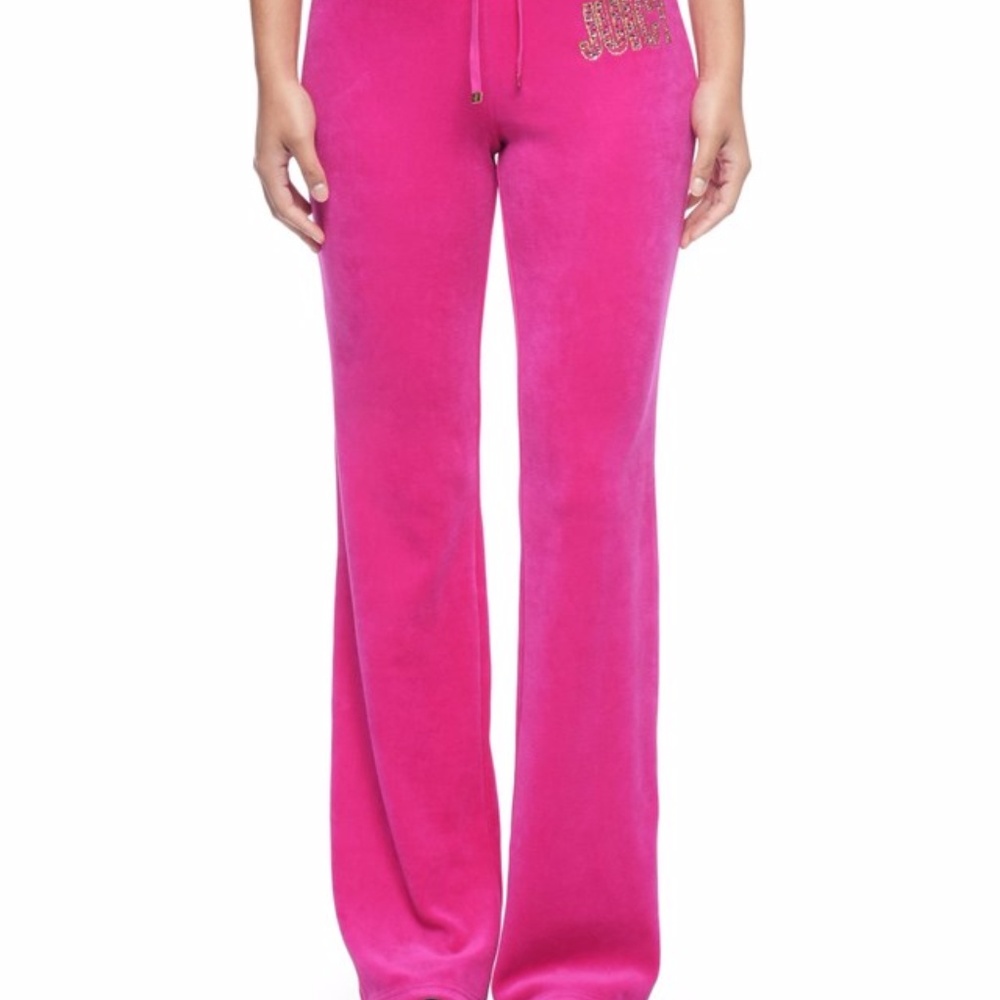 Juicy Couture Black Label Logo Glamor Velour SET M - Picture 3 of 8